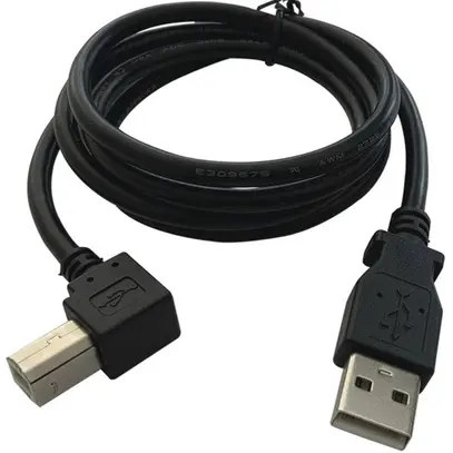Cavo USB ABB-free@home USB-A-1.1, USB-A/USB-B angolato, nero, 1.8m 