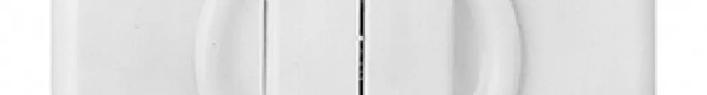 Kit frontale INC FH nero per interr./pulsante doppio 