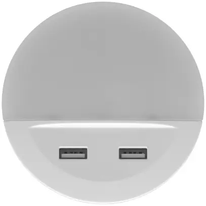 Lumière de nuit pour prises de courant LDV LUNETTA LED, blanc 