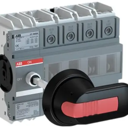 Interruttore di carico INS ABB OT160G 4L maniglia & asse 