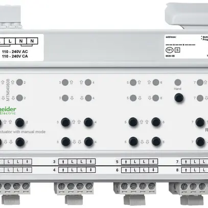 Attuatore di persiana AMD KNX Schneider Electric 8×230V, MTN649808 