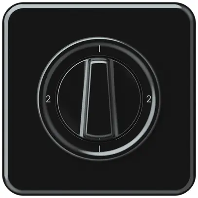 Interrupteur rotatif ENC origin commutateur 3/1L 16A 250V 1-2-1-2 92×92mm noir 