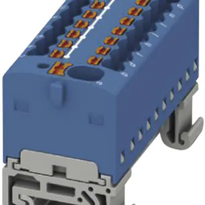 Verteilerblock PX PTFIX 4/18X1.5-NS15A BU 