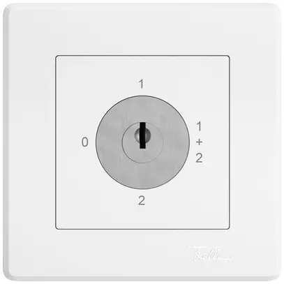 Interruttore rotativo INC EDIZIO.liv SNAPFIX® 1/1L serratura 2 chiavi 4 estra.bi 