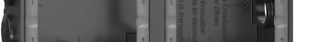 NAP-Kopfzeile Feller NEVO, 1×2, für N.CO-Apparate, schwarz 