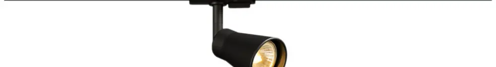Projecteur SLV AVO, GU10 50W avec adaptateur 1-phase IP20 noir 