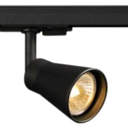 Projecteur SLV AVO, GU10 50W avec adaptateur 1-phase IP20 noir 