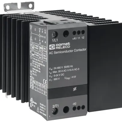 Contacteur semi-conducteur ComatReleco CC1H463, 24…230VUC, max. 63A/24…480VAC 