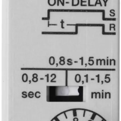 Relais temporisé AMD ComatReleco AA2, 24VUC 