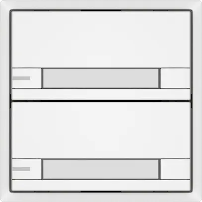 Pulsante universale EDIZIO.liv UNI SNAPFIX® 5…48V c.LED 2× com.2T targ.bi 