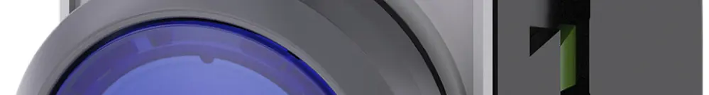 Pulsante luminoso Siemens SIRIUS ACT c.supporto+LED 1Ch blu anello front.met. 