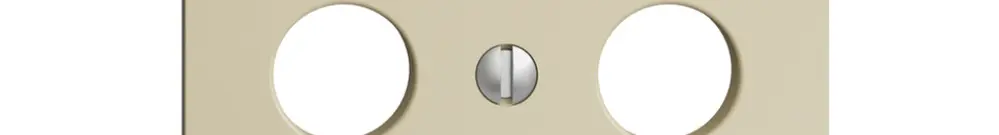 Placca frontale EDIZIOdue vanille per R/TV 