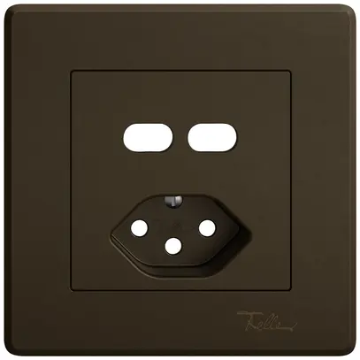 UP-Montageset EDIZIO.liv SNAPFIX® für Kombination USB C+C/Steckdose T13 br 
