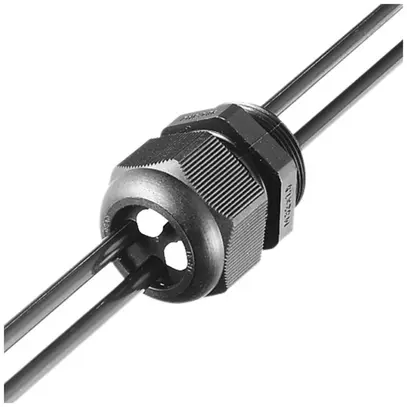 Presse-étoupe thuba Ex-e M25×1.5 pour câble 2×Ø4.5…7mm noir 