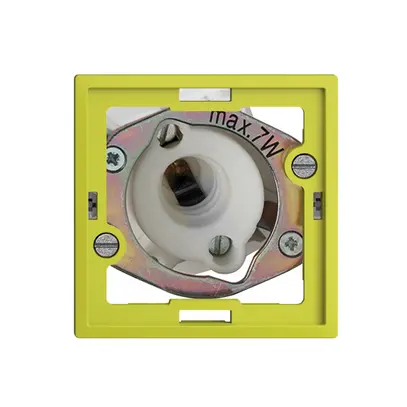 Lampada spia INC EDIZIOdue lemon 5W senza calotta piatta 