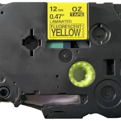 Cassetta nastro compatibile con OZE-C31, 12mm×8m, giallo/nero 