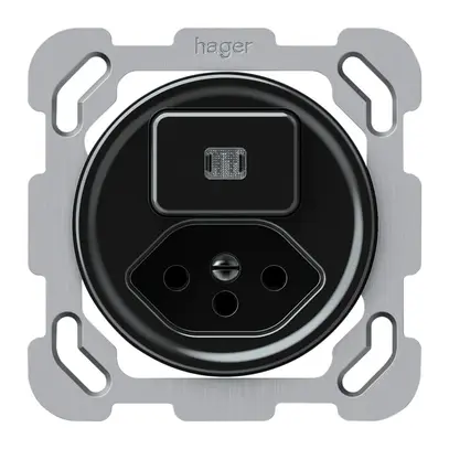 Combinazione INC origin sch 3 + 1×tipo 13 77×77mm luminoso nero 