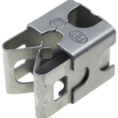Supporto per filo Quadro AV 59 acciaio inossidabile A2, foro Ø 6.5 mm 