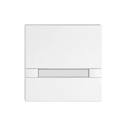 Poussoir 1/1 EDIZIO.liv KNX et UNI a.SNAPFIX® s.LED a.étiquette comm.2T bc 