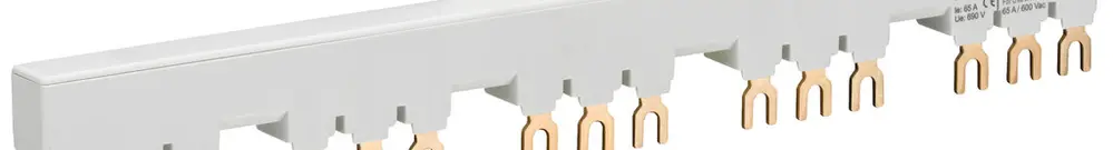 Kammschiene ABB PS1-5-1-65, für 5×MS116/MS132+0.5TE 3L 65A 257.5mm Schraub 