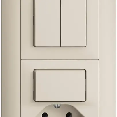 UP-Kombination EDIZIOdue 1/1P+3/T13 crema 