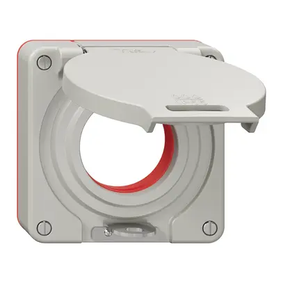 Coperchio con coperchio ribaltabile NEVO Ø42mm chiudibile IP55 grc (guarn.ro) 