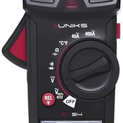 Pince ampèremétrique UNIKS C54 TRMS 400A AC CAT III 1000V AC/DC 