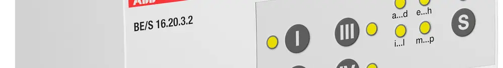 Entrée binaire KNX AMD ABB BE/S16.20.3.2 16-canaux vérification du contact 