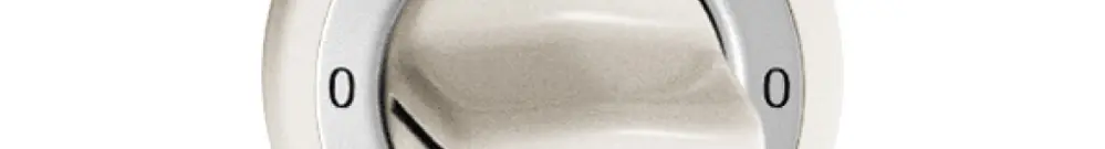 Kit frontal 0-Hiver-0-Eté blanc pour interrupteur rotatif 