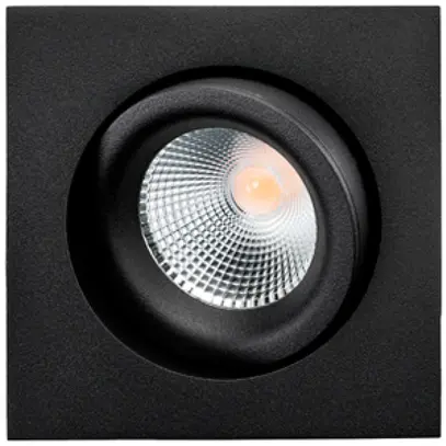 Downlight LED SG Junistar Lux Square 8W 590lm 930 IP20/IP44 42° VAR 95×95mm no 