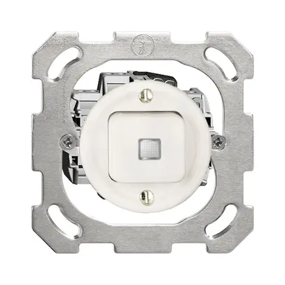 Contatto pulsante INC con LED PM bianco 