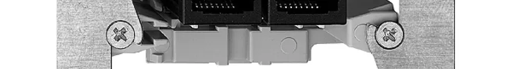 Scatola INC 2×RJ45/u 4P sep. FH R&M swissline 