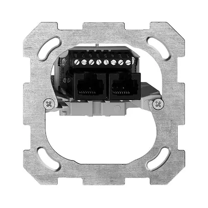 Scatola INC 2×RJ45/u 4P sep. FH R&M swissline 
