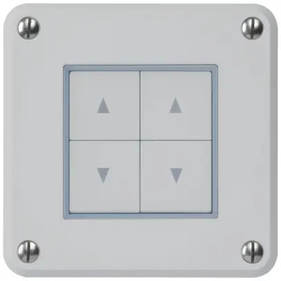 Interrupteur pour stores ENC robusto IP55 gris avec 4 touches de fonction 