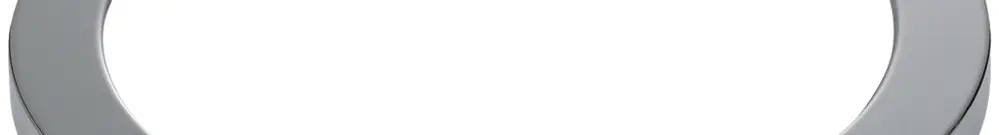 Bague décorative DOTLUX, pour Downlight LED UNISIZEplus, 18W, Ø219×15mm, chromée 