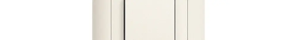 UP-Kombination EDIZIOdue 3×1 weiss 2×3/1L + 1×T13 
