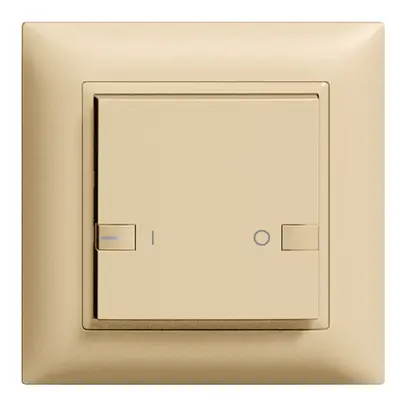 Poussoir ENC ZEP 1c/1t ON-OFF avec LED EDIZIOdue sand 