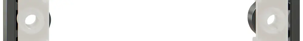 Aufsatzrahmen Feller NEVO SNAPFIX® 87×87×8.5mm schwarz 