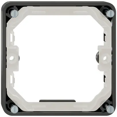 Aufsatzrahmen Feller NEVO SNAPFIX® 87×87×8.5mm schwarz 