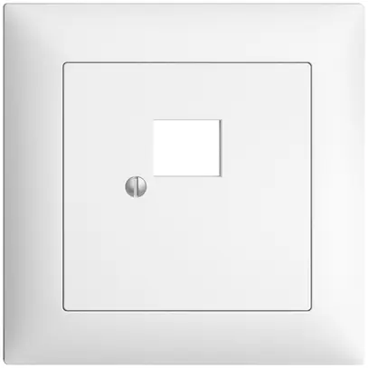 Kit frontale INC EDIZIOdue bianco 88×88mm 1×RJ45 