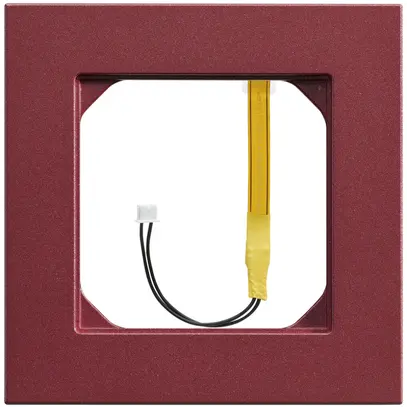 Telaio di copertura kallysto.pro 1×1 orient per illuminazione angolo bianco 