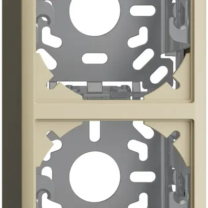 Cappa con piastra di base 2×54mm per combinazione FX verticale/orizzont. vanille 