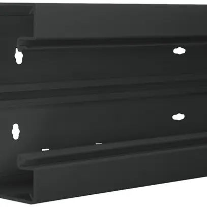 Canal d'allège Hager BR 65×130mm couvercle 80mm noir 