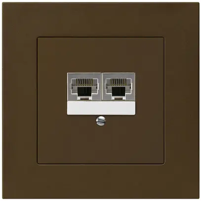 UP-Dose kallysto.pro 2×RJ45s parallel braun 