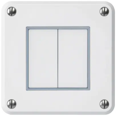 Interruttore INC robusto IP55 schema 3/pulsante bianco per combinazione 