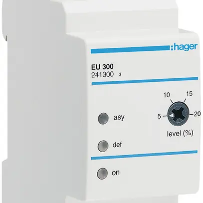 Relais de contrôle PH INC Hager 100…400V 0 fermeur 0 ouvreur 1 inverseur 