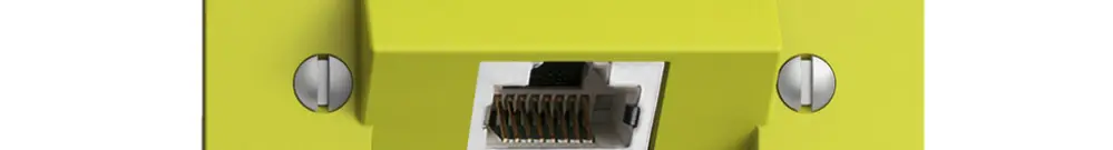 Presa INC 1×RJ45/s 4P ITplus EDIZIOdue lemon 