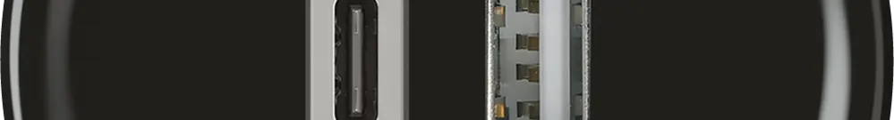 Presa di carica USB origin 1×USB-A 1×USB-C 3000mA 5V nero 