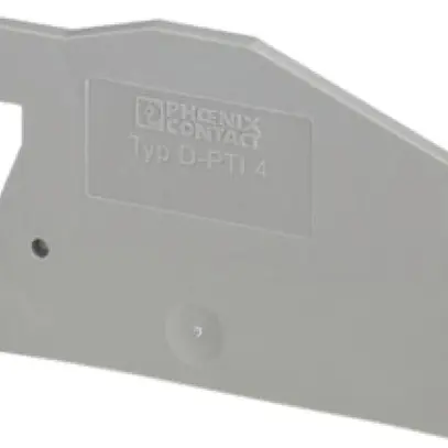 Couvercle Phoenix Contact D-PTI 4, 66×43×2.2mm, gris 