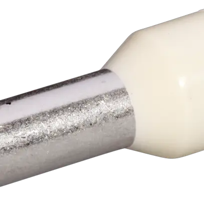 Embout de câble type A isolé 10mm²/12mm ivoire 